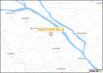 map of Westerfield