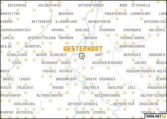 map of Westerhart