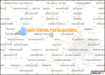 map of Westerholtsfelde Nord