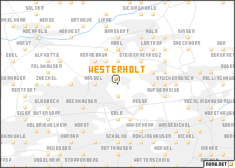 map of Westerholt
