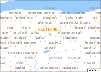 map of Westerholt