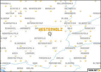 map of Westerholz