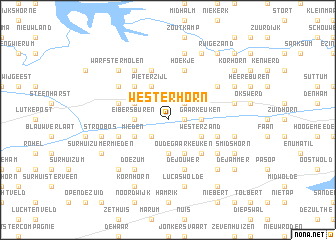 map of Westerhorn