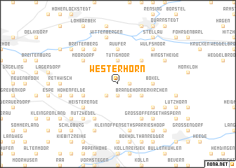 map of Westerhorn