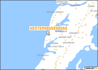 map of Westerhouse Woods