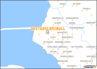 map of Westerklanxbüll