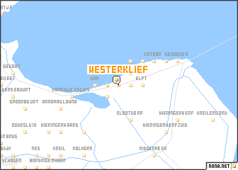 map of Westerklief