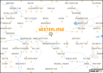 map of Westerlinde