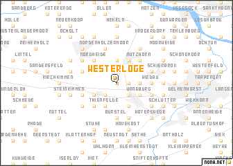 map of Westerloge