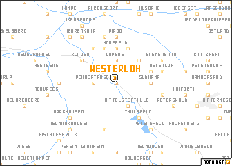 map of Westerloh