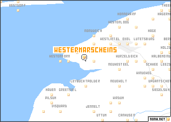 map of Westermarsch Eins