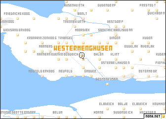 map of Westermenghusen