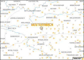 map of Westernbach