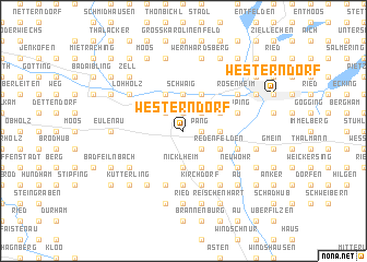 map of Westerndorf
