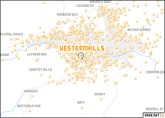 map of Western Hills