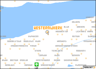 map of Westernijkerk
