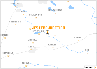 map of Western Junction