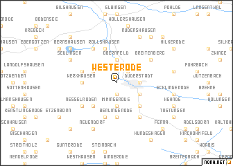 map of Westerode