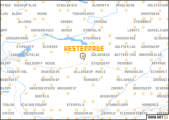 map of Westerrade