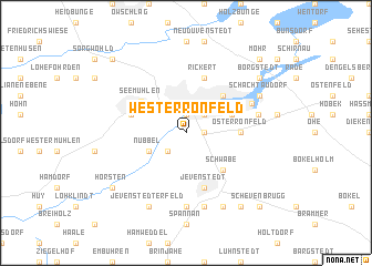 map of Westerrönfeld