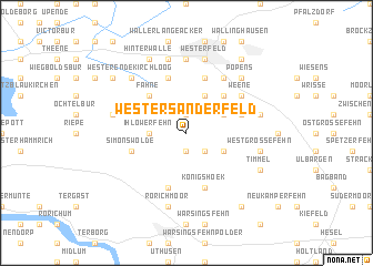 map of Westersanderfeld