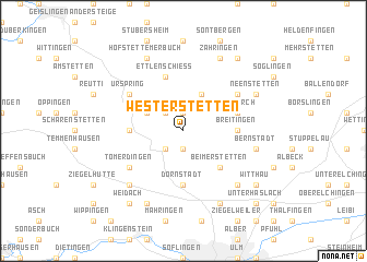 map of Westerstetten