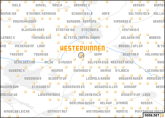 map of Westervinnen