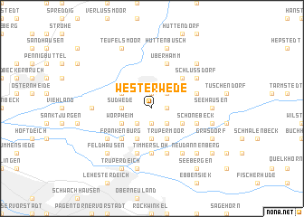 map of Westerwede