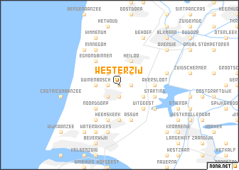 map of Westerzij