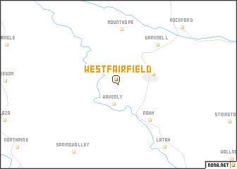 map of West Fairfield