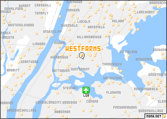 map of West Farms