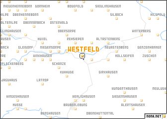 map of Westfeld
