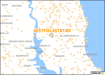 map of Westfield Station