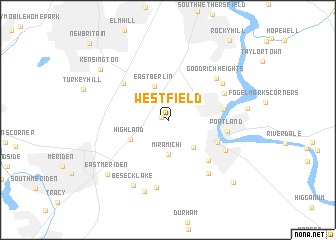 map of Westfield