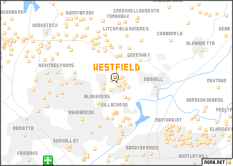 map of Westfield