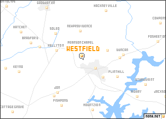 map of Westfield