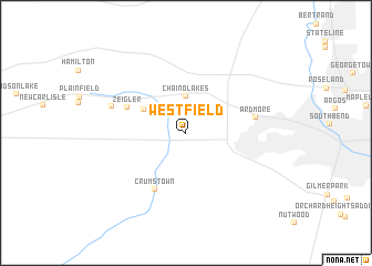 map of Westfield