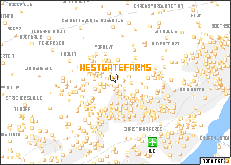 map of Westgate Farms