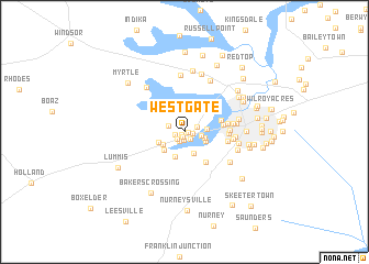 map of Westgate