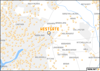 map of Westgate