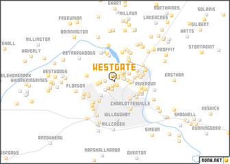 map of Westgate