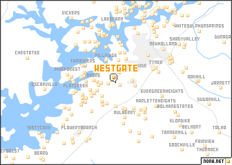 map of Westgate