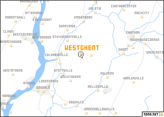 map of West Ghent