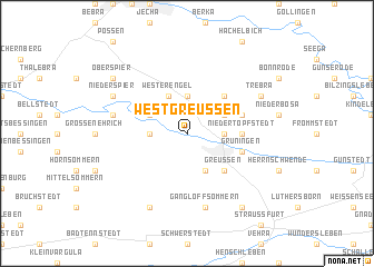 map of Westgreußen