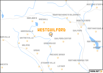 map of West Guilford