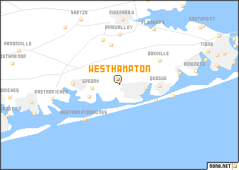 map of Westhampton