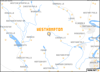 map of Westhampton