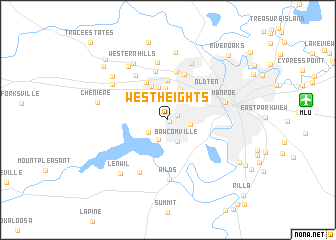 map of West Heights