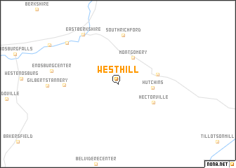 map of West Hill