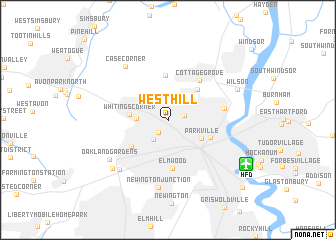 map of West Hill